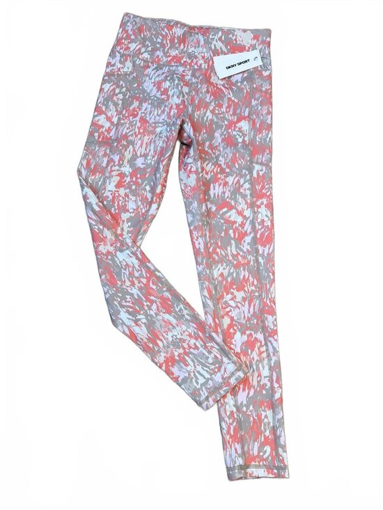 Dkny Pants - DKNY Sport Printed Interlock High-Waist 7/8 Fitness Leggings.